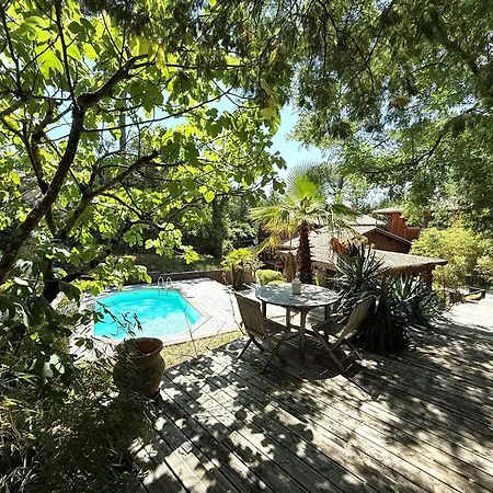En Bois Avec Piscine Chauffee, Proche & Degustations Ostreicoles - Fr-1-736-38 Vila *
