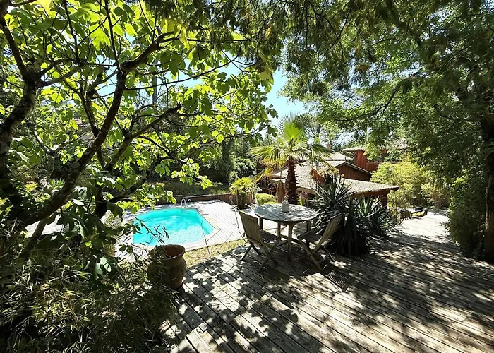 En Bois Avec Piscine Chauffee, Proche & Degustations Ostreicoles - Fr-1-736-38 Villa *